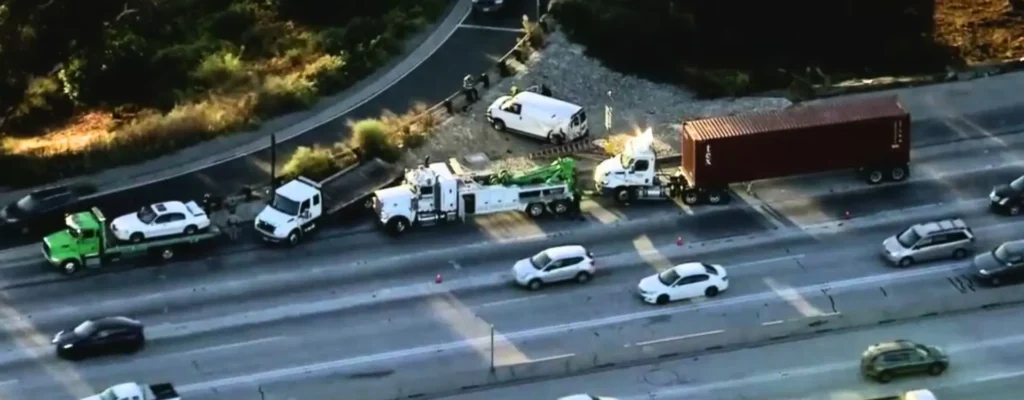 choque con camión de carga