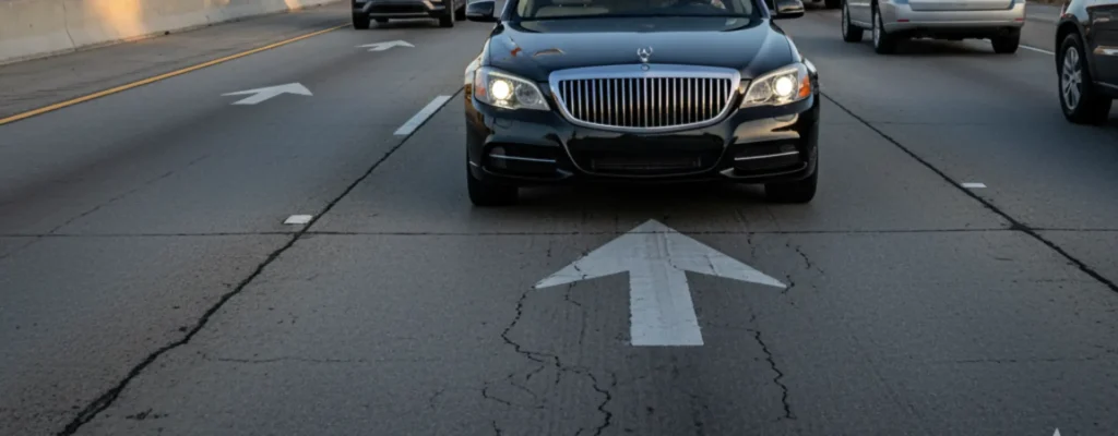 choque con conductor en sentido contrario