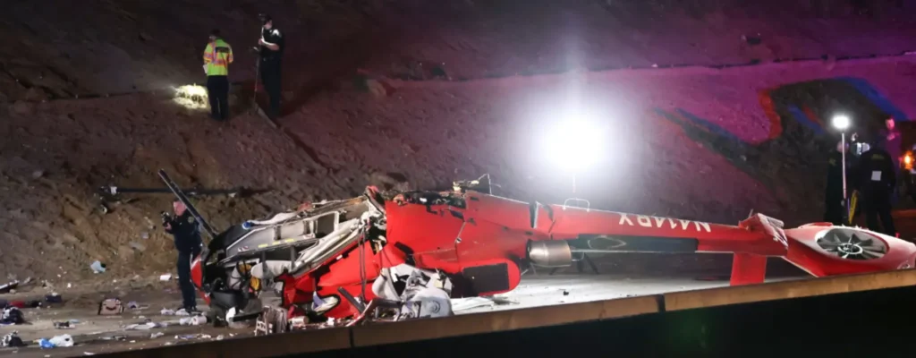 choque de helicóptero médico en sacramento