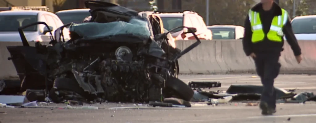 multi-vehicle crash on I-8