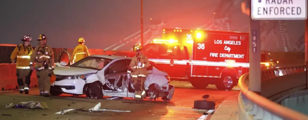 wrong way crash in San Pedro