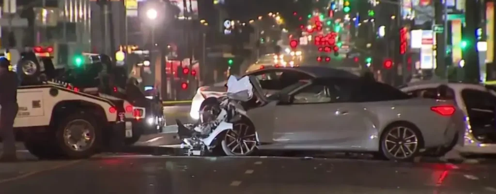 Sunset Boulevard crash