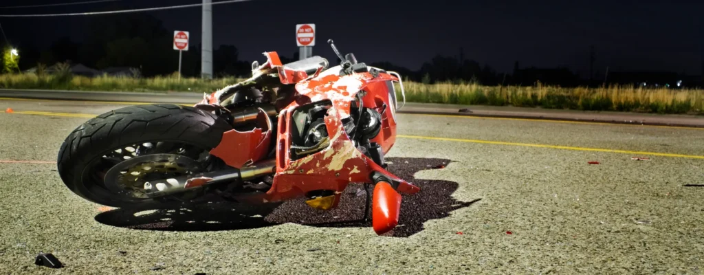 accidente de motocicleta en Oroville