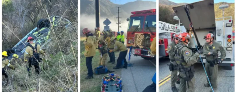 accidente en Malibu Canyon