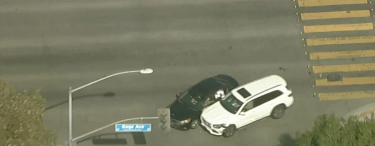 persecución policial en Hunington Park