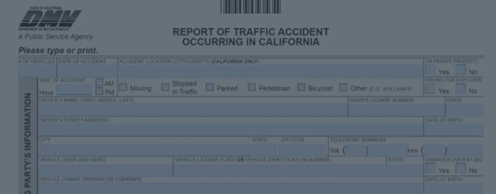 SR1 y el informe policial en California